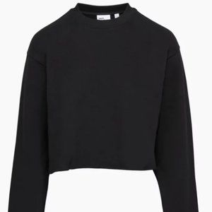 TNA - Terry FleeceCropped Sweatshirt